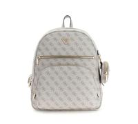 GUESS zaino per il tempo libero con scomparto per laptop Power Play II Tech Backpack Dark Taupe Logo grigio talpa