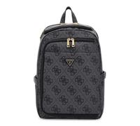 GUESS zaino per il tempo libero con scomparto per laptop U-Zip Backpack Coal Logo grigio scuro