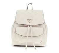 GUESS zaino per il tempo libero Cresidia II Flap Backpack Bone Logo avorio
