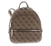 GUESS zaino per il tempo libero Manhattan II Backpack Latte Logo marrone chiaro