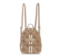 GUESS zaino tempo libero zaino Manhatten II Backpack Latte Logo marrone chiaro