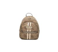 Guess Zaino Donna Manhatten II Backpack Latte Logo Marrone Chiaro