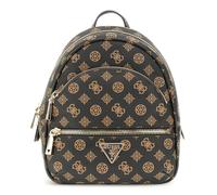 GUESS zaino per il tempo libero Manhattan II Backpack Mocha Logo marrone scuro