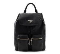 GUESS zaino per il tempo libero Manhattan II Flap Backpack Black Logo nero