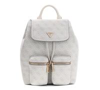 GUESS zaino per il tempo libero Manhattan II Flap Backpack Bone Logo avorio
