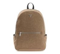 GUESS zaino per laptop con scomparto per laptop Torino Backpack Desert Beige grigio talpa