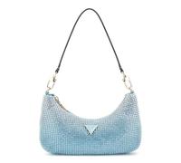 Mini Borsa A Spalla Zalina Strass Azzurro T/U