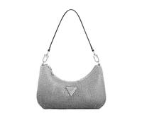 GUESS Zalina Mini Top Zip Shoulder Bag Silver