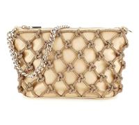 Mini Borsa A Spalla Zalina Strass Oro T/U