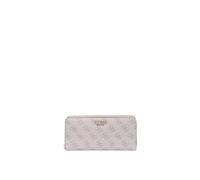 GUESS Zamira Large Zip Around Wallet L Dark Taupe Logo