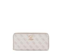 GUESS borsa Zamira Large Zip Around Wallet L Dark Taupe Logo