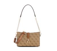 GUESS borsa a tracolla Zamira Top Zip Shoulder Bag Latte Logo