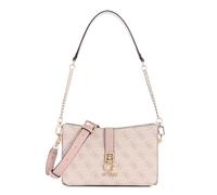 GUESS Zamira Top Zip Shoulder Bag Orchid Logo, Logo Orchid, Taglia unica