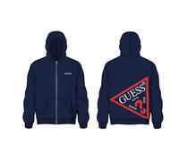 Guess Zip UP Hooded Active Top Felpa CAPPUC M/Lunga Blu Smart Blue 3