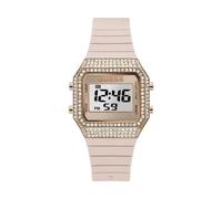 Guess Zoom GW0430L3 Women's Rose Gold Digital Watch with Pink Silicone Strap