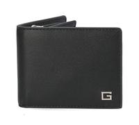 Guess ZURIGO Bifold Half Zip Around, Portafogli Uomo, Black, Unica