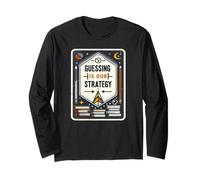 Guessing Is Our Strategy Funny Matching Test Day Tarocchi Card Maglia a Manica