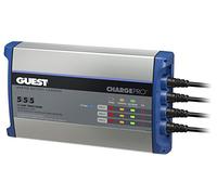 Guest 2713A Guest - Caricabatterie a bordo, 15 A/12 V, 3 banche; ingresso 120 V