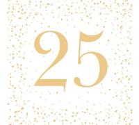 Guest Book - 25th Anniversary: Personalized Book, Gift Idea, Souvenirs & Photos