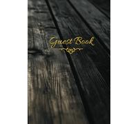 Guest Book | Dark Wood: Visitor Guest Book | Guest Book For Vacation Rental | Guest Book Airbnb | Guest Book B&B | Sign In Log Book For Vacation ... House, Motels & Hotels | 8.5"X11" | 100 pages
