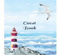 GUEST BOOK FOR VACATION HOME, Visitors Book, Beach House Gues (Copertina rigida)