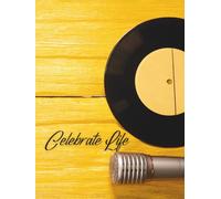 Guest Book: Funeral Guest Book For Memorial Service, Guest Book For Funeral, Memorial Service Guest Book, Sign In Book For Funeral, Hardcover, Vinyl record and Microphone Cover Design