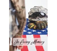 Guest Book: Funeral Guest Book, Military Memorial Guest Book to Honor the Service, Sacrifice, and Legacy of a Soldier, American Flag and Uniform Cover Design