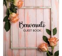 Guest book: Libro degli ospiti originale e personalizzato, Idea regalo per b&b, casa vacanze, hotel, ristorante ... 108 pagine bianche per le dediche degli ospiti