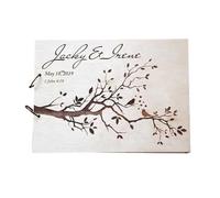 Guest Book Matrimonio Libro degli ospiti di matrimonio rustico in legno