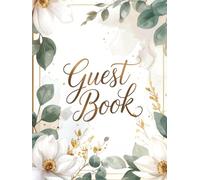Guest Book: Personalized funeral guest book for memorial service Celebration of Life Guest Book Elegant Keepsake for Family and Friends to Share Memories