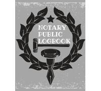 Guest Fort C O Notary Public Log Book (Tascabile)