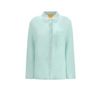 Guest in Residence Blue Cashmere Dress Shirt - S