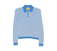 Guest In Residence - Pique L/S Shrunken Polo - - Tops - Donna - Blu - S