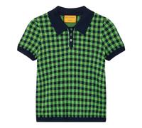 Guest In Residence - Polo Stretta a Quadri Gingham - - Tops - Donna - Verde - L