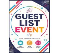 Guest List Planner Book: Organize Your Wedding, Party, Birthday or Special Event | Easy Guest Tracking with Clean and Simple Pages
