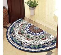 Guest Ruyunlai Tappeto Porta Zerbino Zerbini Per Ingresso Arredamento Casa Mezzaluna Per Esterno Interno Tappeti Grandi Dimensioni foglie verdi 40x60cm