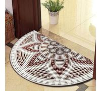 Guest Ruyunlai Tappeto Tappeti Zerbino Zerbini Tappetino Ingresso Interno Da Stuoie Per Entrata Casa Esterno Simpatico Grandi Personalizzati cerchio grigio 50x80cm