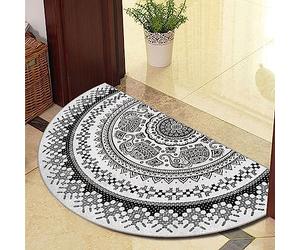 Guest Ruyunlai Tappeto Tappeti Zerbino Zerbini Tappetino Ingresso Interno Da Stuoie Per Entrata Casa Esterno Simpatico Grandi Personalizzati elefante grigio 50x80cm