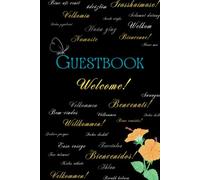 Guestbook A5: with Fill-In Sections | Memory and Message Book for Visitors | Perfect for Hotels, Airbnbs and Country Homes