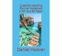 Guestlist Wedding Planner Notebook 6"x9" and 80 Paper