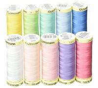 Gütermann Creativ Filo da Cucito, Pastello, 10x 100m, 1000 unità