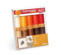 Gütermann creativ Set Filo da Cucito con 10 Bobine Cotone 100 m in Diversi Colori