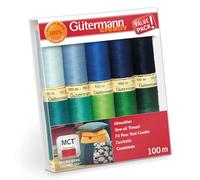Gütermann creativ Set filo da cucito con 10 bobine Cucitutto 100 m in diversi colori