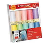 Gutermann - Set di fili multicolore, 100 m