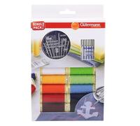 Gutermann 734562-Set di 10 rocchetti di Filo Aghi da Cucito Prym, 100 m, Poliestere, Multicolore, 1000 unità