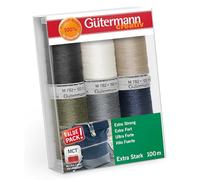 Gütermann - Gütermann Assortito Colori Extra Forte (100m) Cucire Filo Impostato - 6 Pezzi