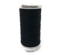 Gütermann Denim - Filo da cucito in poliestere, 100 m, Nero