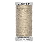 Gütermann Filato M782 Extra Forte, filo da cucito in poliestere, 100 m, filo per macchina da cucire per tutti i punti di cucitura sottoposti a forte stress (beige 722)