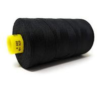 Gütermann Filato Mara 80 robusto in poliestere, 800 m, per macchina da cucire, resistente ai raggi UV, antistrappo (nero, 1)