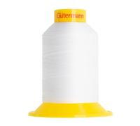 Gütermann Filo da cucito GUTERMANN A&E MARAFLEX - Flessibile, liscio - Per abbigliamento, calzature e pelletteria - 120/1500m - Colore Bianco 800 - 8x8x9,5cm
